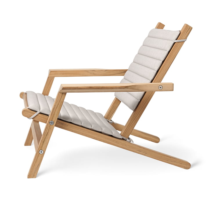 AH603 Liegestuhl, Teak unbehandelt von Carl Hansen