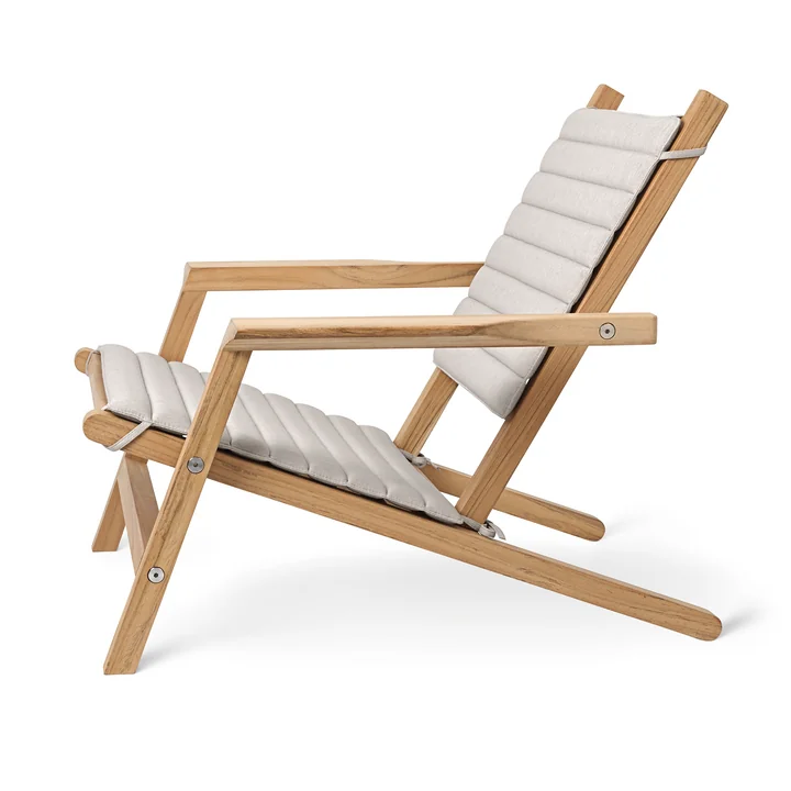 AH603 Liegestuhl, Teak unbehandelt von Carl Hansen