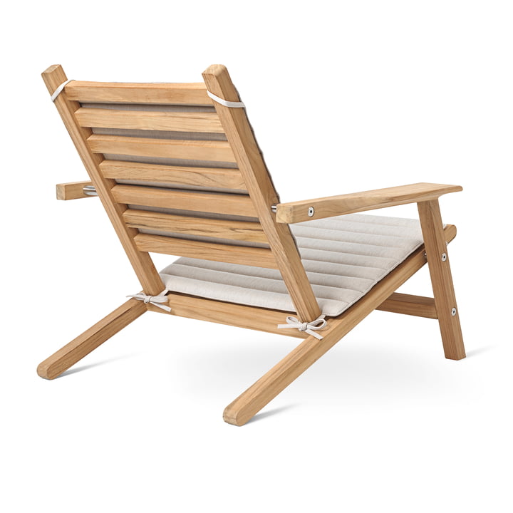 AH603 Liegestuhl, Teak unbehandelt von Carl Hansen