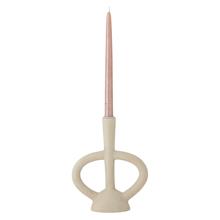 Bloomingville - Ramina Kerzenständer, H 21 cm, weiss