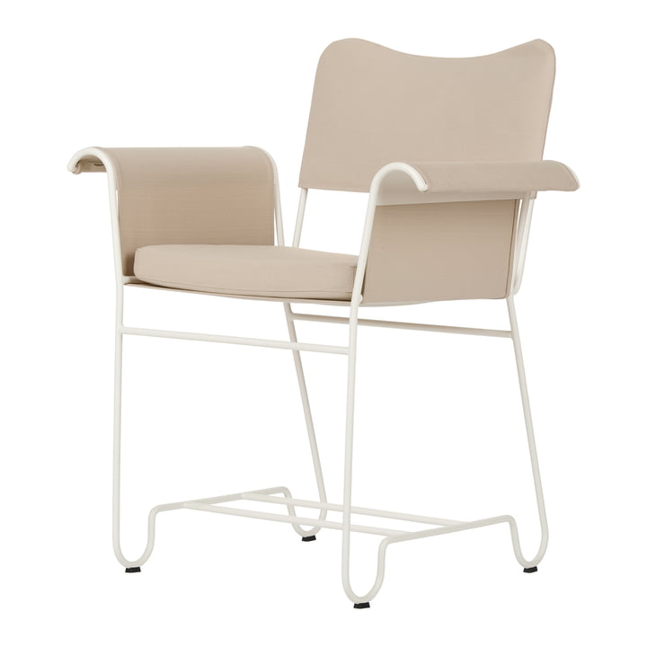 Tropique Outdoor Dining Chair, classic white semi matt / Leslie Limonta von Gubi