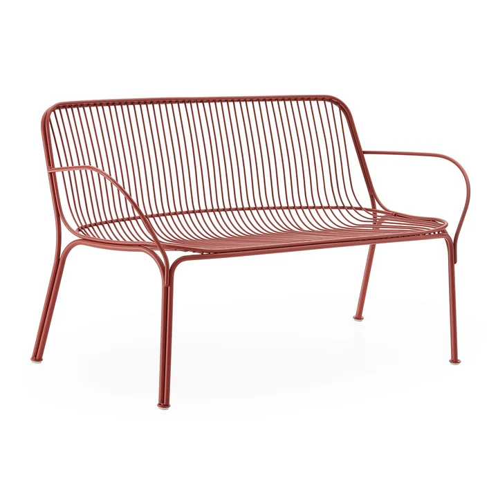 Hiray Gartensofa, rostrot von Kartell