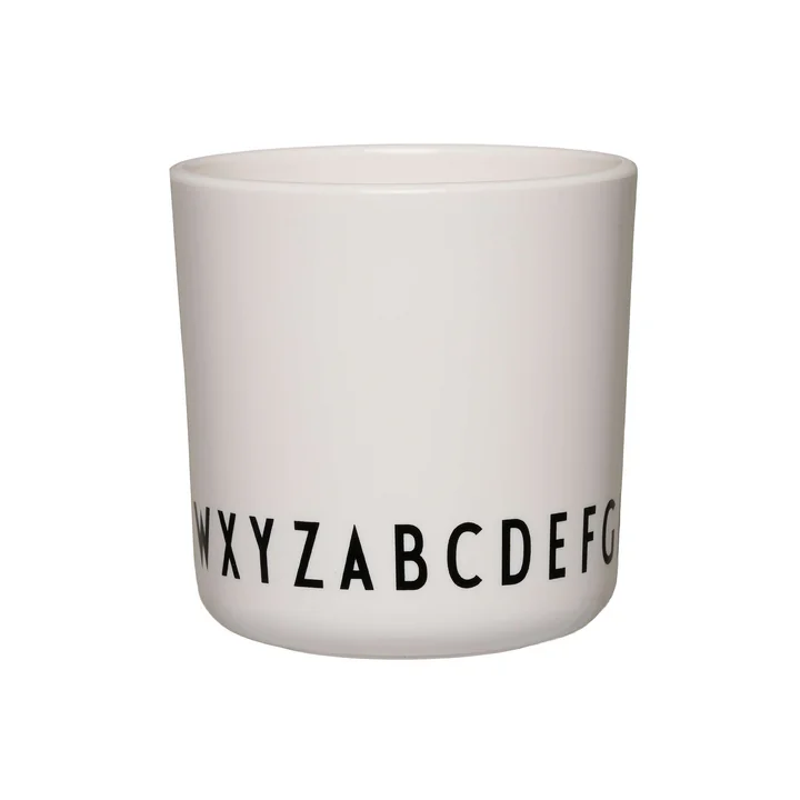 Kids Basic Eco Becher von Design Letters in der Farbe weiss