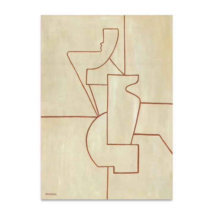 Antic Ideal 01 Poster, 50 x 70 cm von Paper Collective