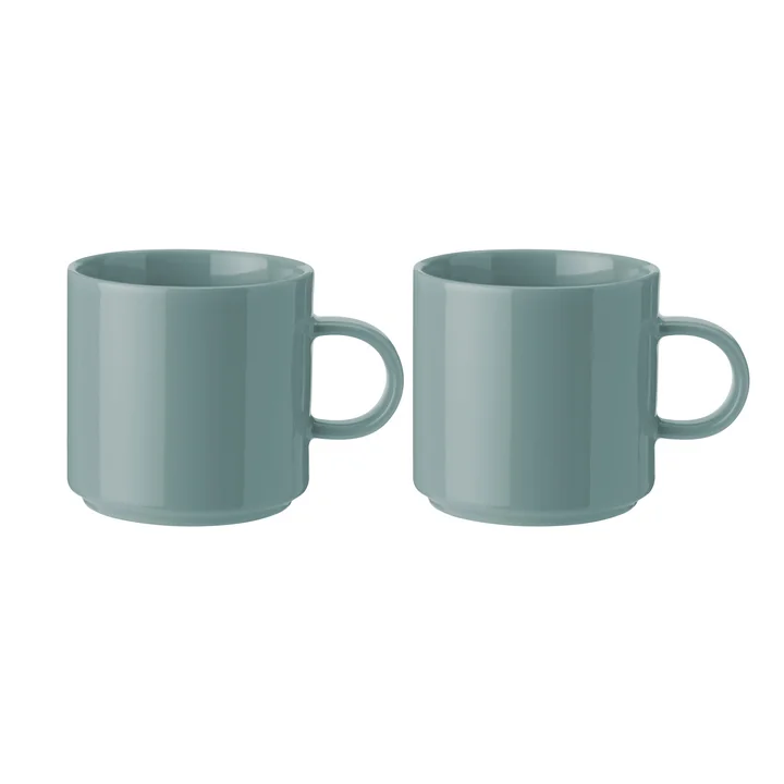 Stelton - Kaffee Tasse (2er-Set), dusty green