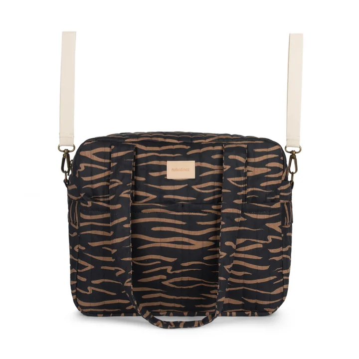 Hyde Park Kinderwagen Tasche, wasserfest, blue waves von Nobodinoz