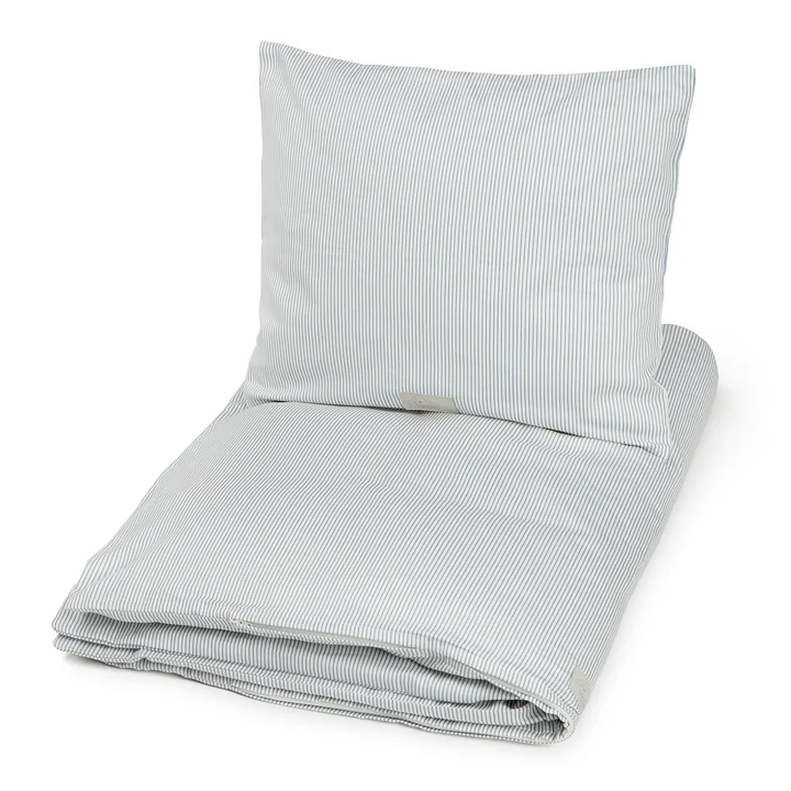 Cam Cam Copenhagen - Babybettwäsche, 70 x 100 cm, classic Stripes Blue