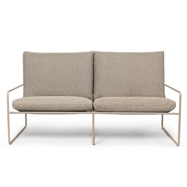 Desert Dolce Outdoor 2-Sitzer Sofa, cashmere / dark sand von Ferm Living