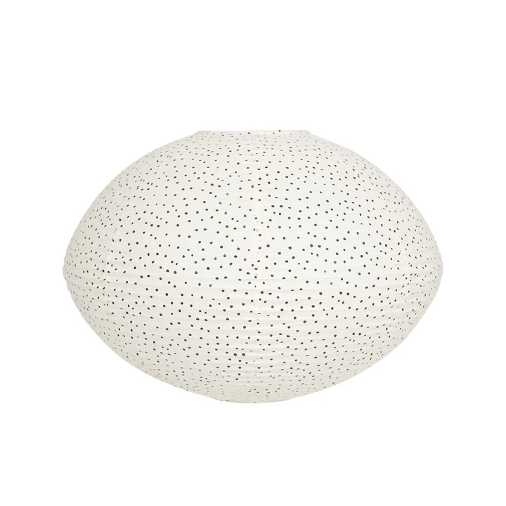 Moyo Lampenschirm, Ø 44 x 31 cm, off-white / schwarz von OYOY