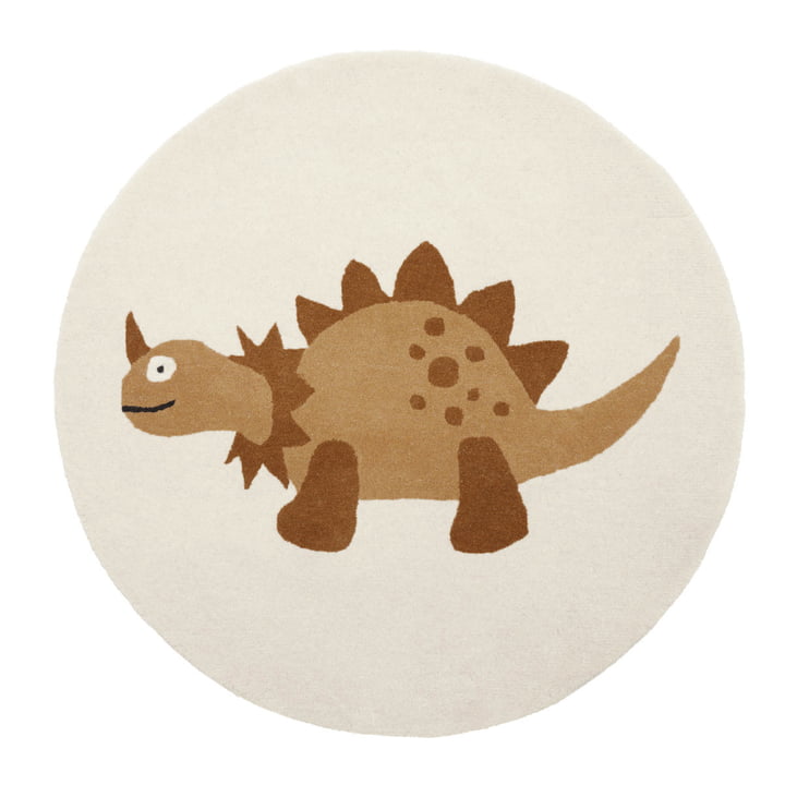 Kinderteppich Ø 120 cm, Dinosaurier Billy von OYOY