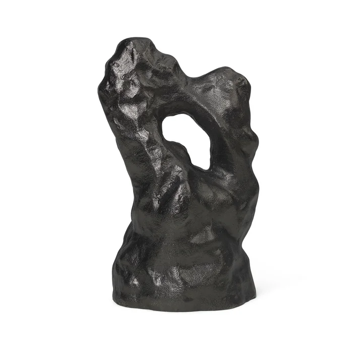 Ferm Living - Grotto Skulptur, schwarz