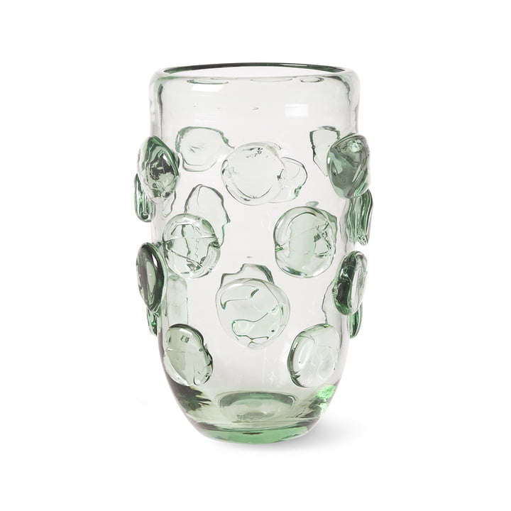 ferm Living - Lump Vase, H 25 cm x Ø 17 cm, klar (recycelt)