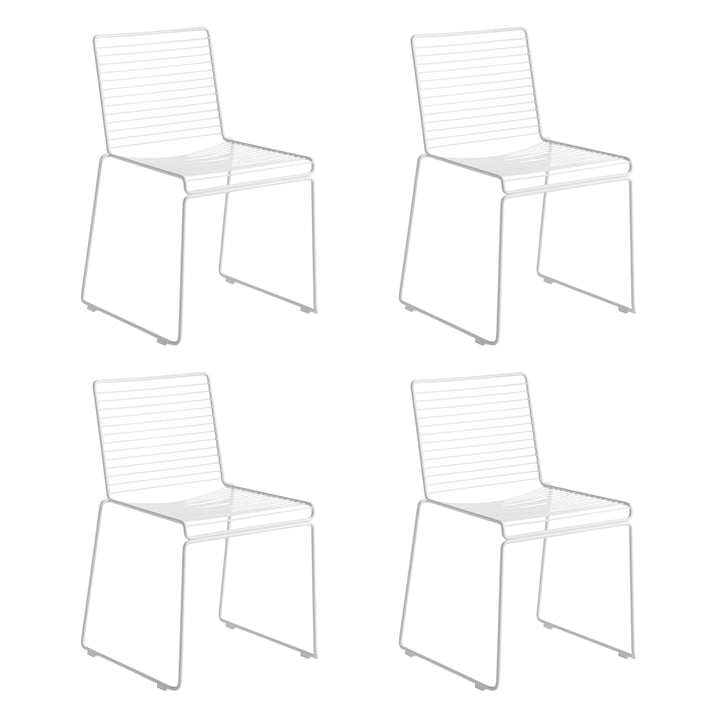 Hay - Hee Dining Chair, weiss (4er Set)