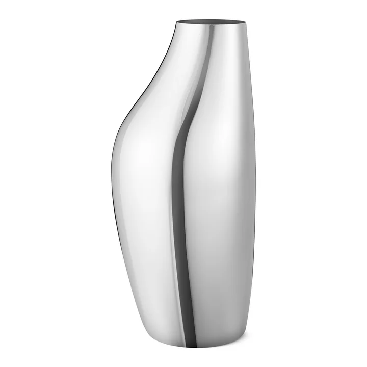 Sky Bodenvase von Georg Jensen in der Ausführung Edelstahl