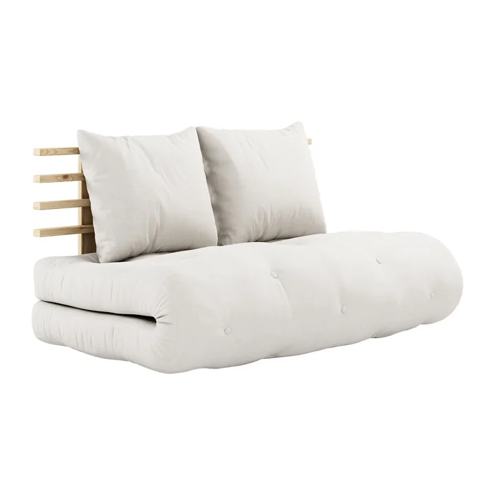 Shin Sano Sofa von Karup Design in der Ausführung Kiefer / naturweiss