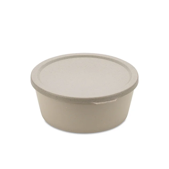 Koziol - CONNECT BOWL Schale, mit Deckel, 400 ml, nature desert sand