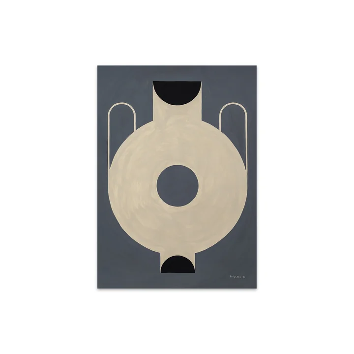 Circular Vase von Studio Paradissi, 30 x 40 cm von The Poster Club