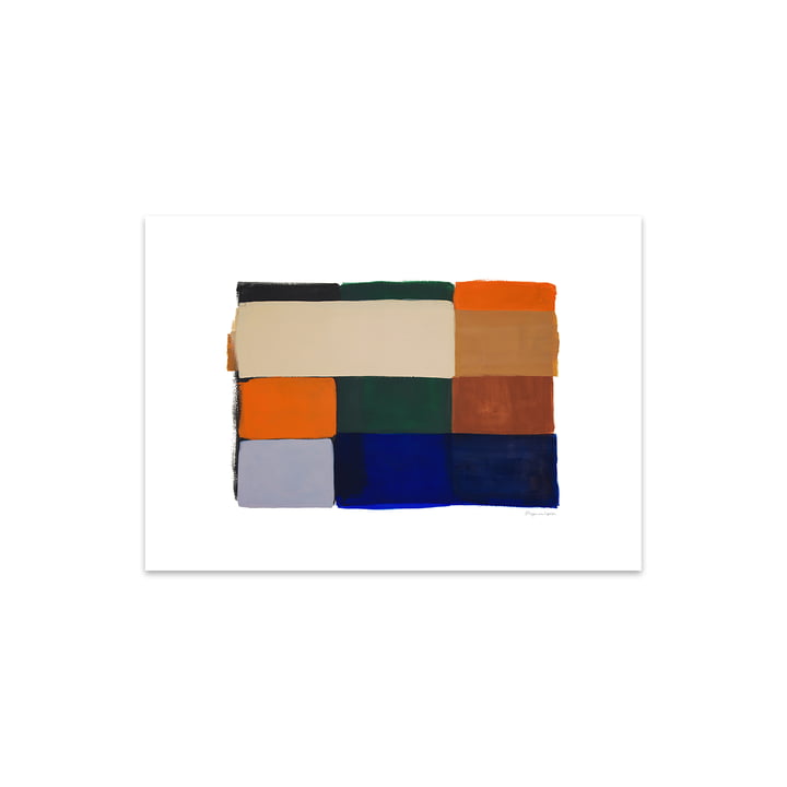 Colour Squares 01 von Berit Mogensen Lopez, 30 x 40 cm von The Poster Club