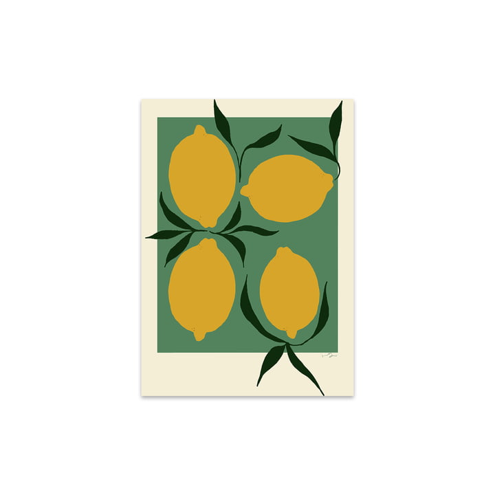 Green Lemon von Anna Mörner, 30 x 40 cm