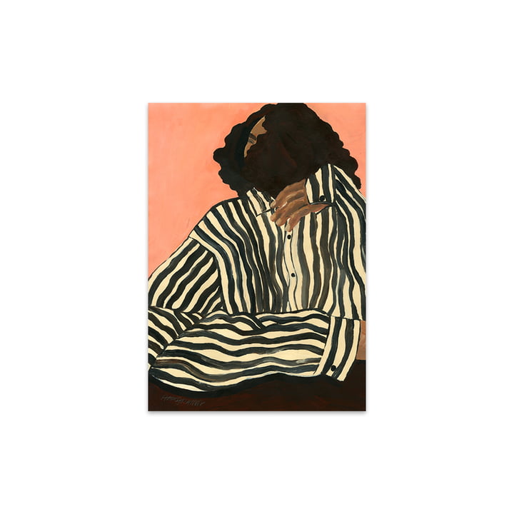 Serene Stripes von Hanna Peterson, 30 x 40 cm von The Poster Club