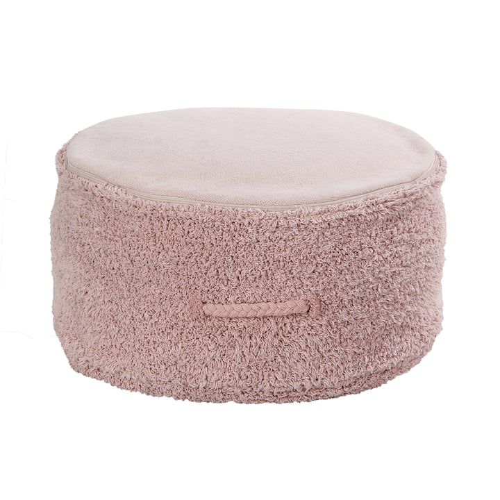 Chill Pouf, 50 x 50 cm, vintage nude von Lorena Canals