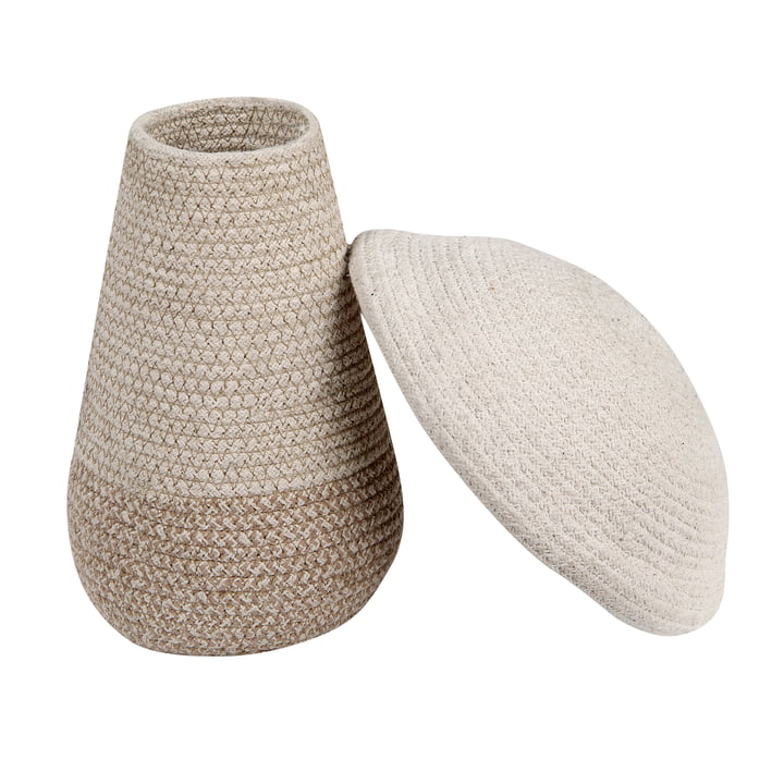 Pilz Aufbewahrungskorb, Baby, Ø 23 x 27 cm, natur / beige von Lorena Canals