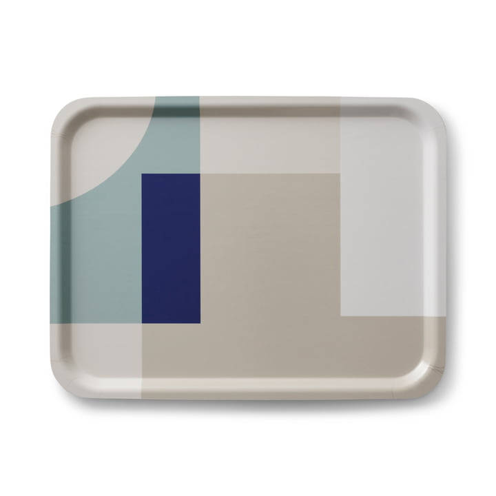 Tapas Tablett von applicata in der Ausführung sand / grau / blau