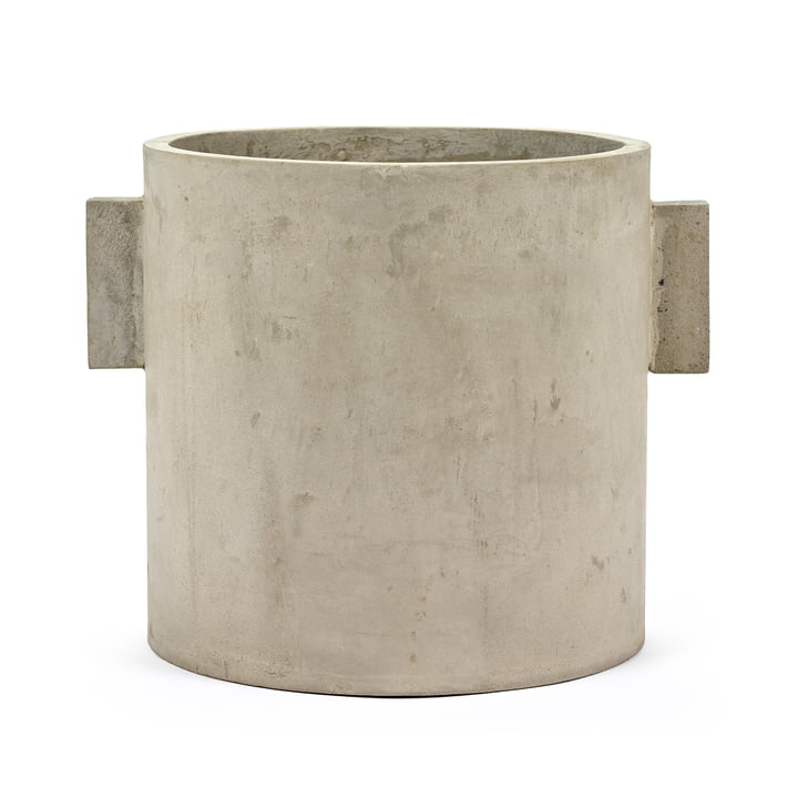 Concrete Übertopf von Serax in der Farbe grau