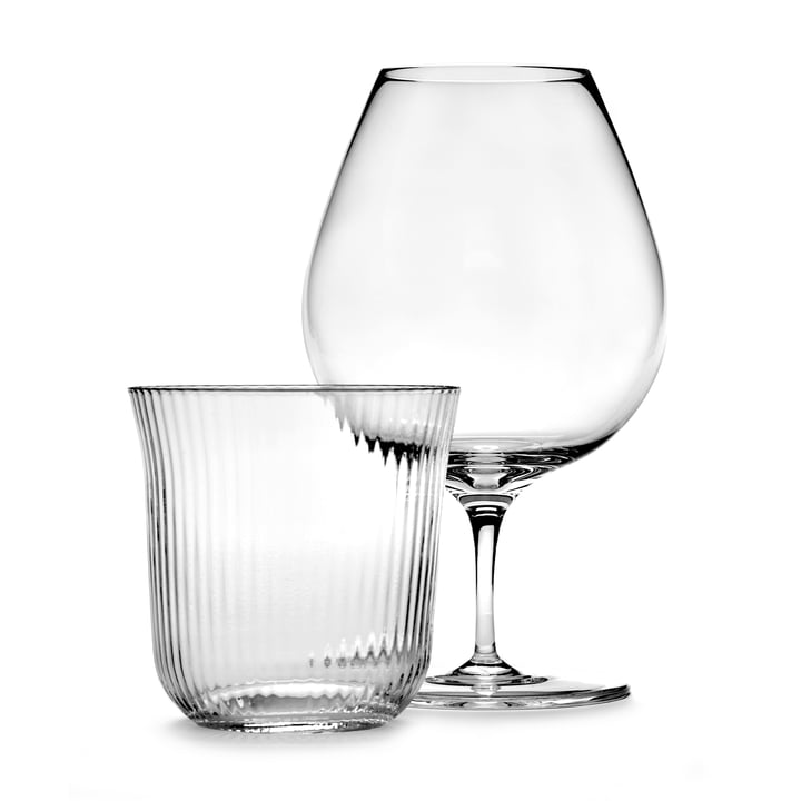 Inku Tumblerglas und Weissweinglas 