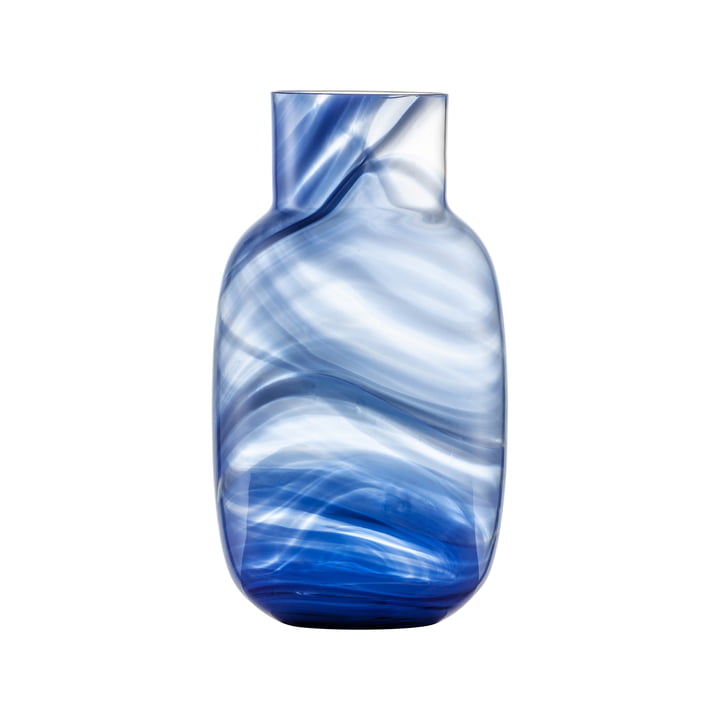 Waters Vase von Zwiesel Glas in der Farbe blau
