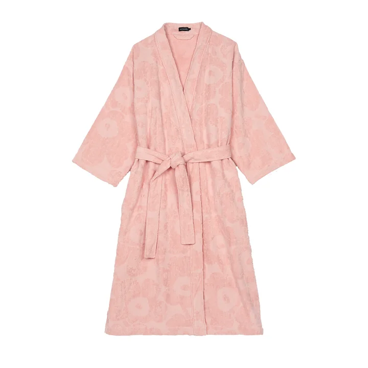 Bademantel, pink / powder von Marimekko