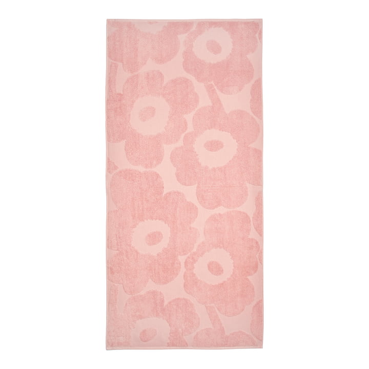 Unikko Badetuch, 70 x 150 cm, pink / powder von Marimekko
