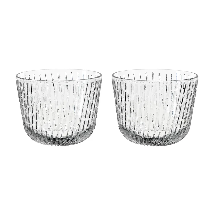 Marimekko - Syksy Glas, 220 ml, klar (2er-Set) 