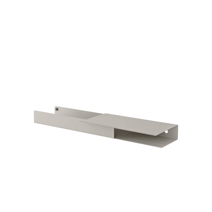 Muuto - Folded Shelves Platform 62 x 5,4 cm, grau