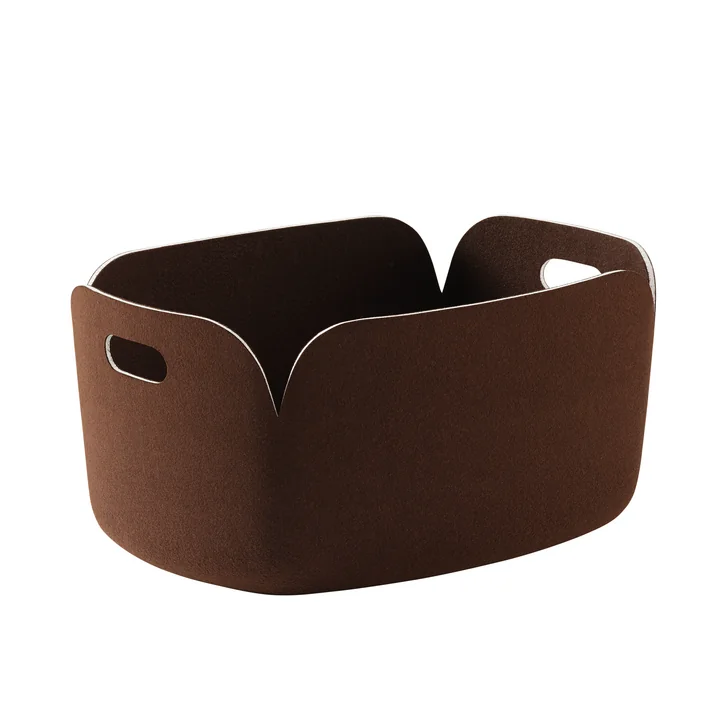 Muuto - Restore Aufbewahrungskorb, dunkelbraun