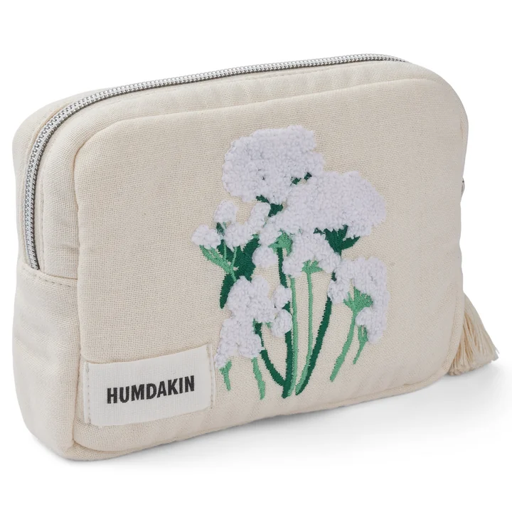 Kosmetiktasche mit Stickerei von Humdakin in der Ausführung shell