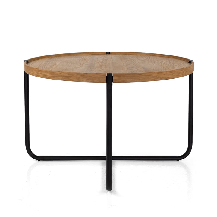 Studio Zondag - Licht Coffee Table Ø 60 cm, Eiche / schwarz