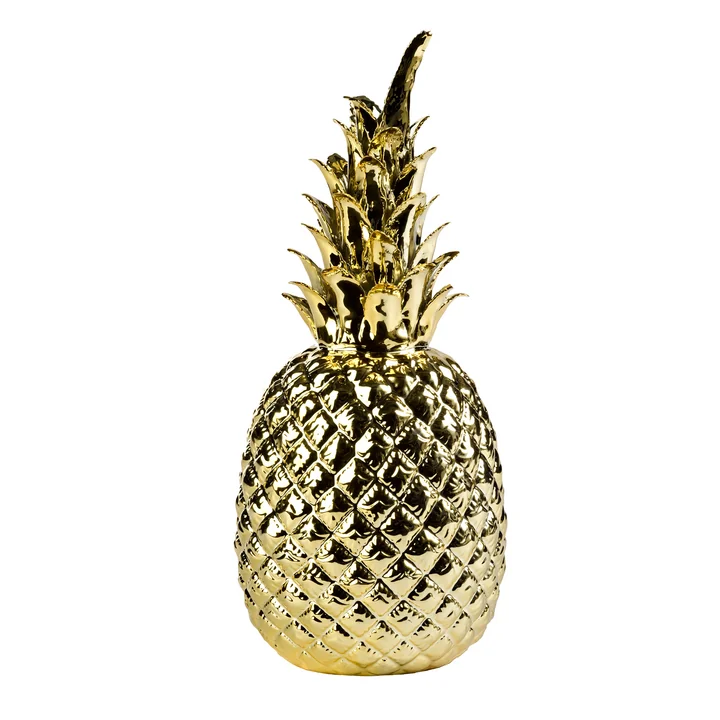POLSPOTTEN - Ananas Dekoobjekt, gold