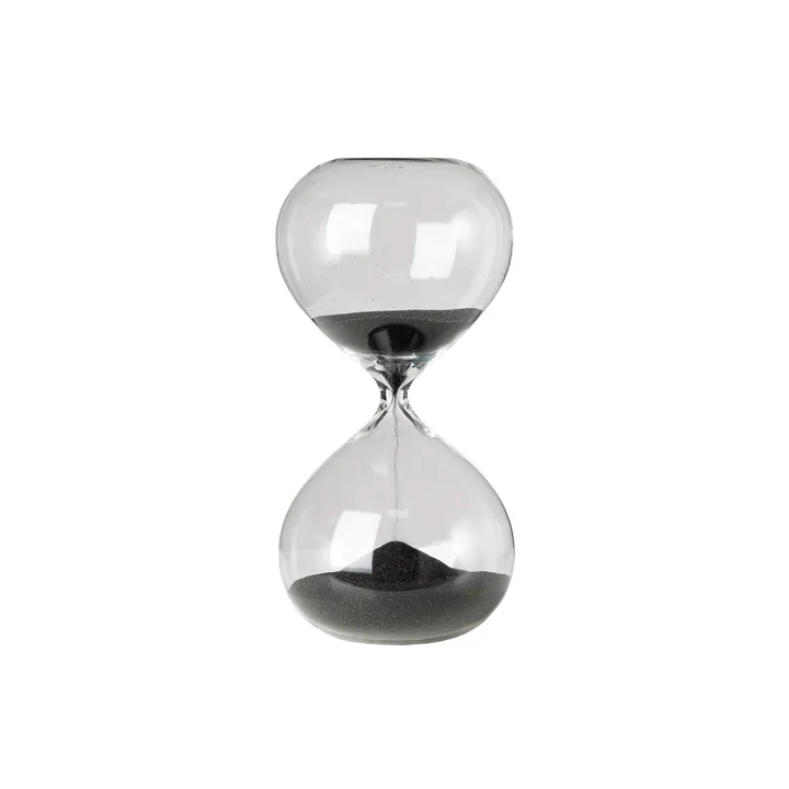 Pols Potten - Ball Sanduhr S, schwarz