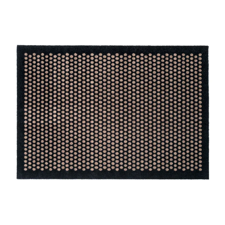 tica copenhagen - Dot Fussmatte 90 x 130 cm, sand / schwarz