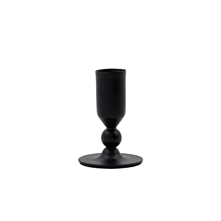 Folk Kerzenständer von House Doctor in der Farbe schwarze Antike