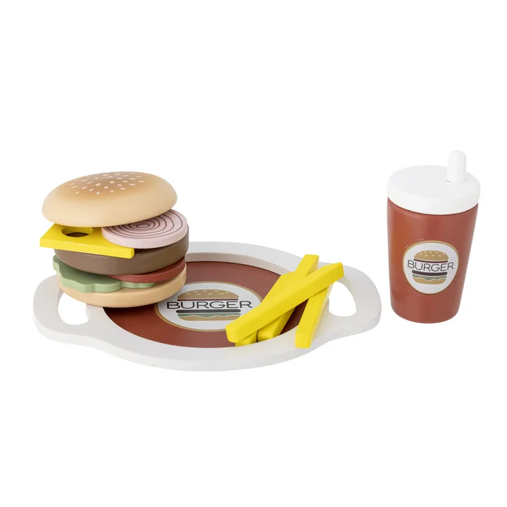 Mini Jools Spielset, Food von Bloomingville in der Farbe braun