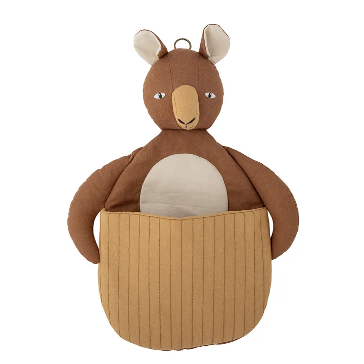 Mini Toto Wanddeko von Bloomingville in der Farbe braun