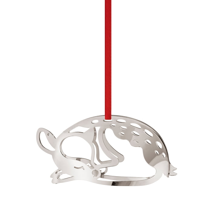 Holiday Ornament 2023 Deer, palladium von Georg Jensen