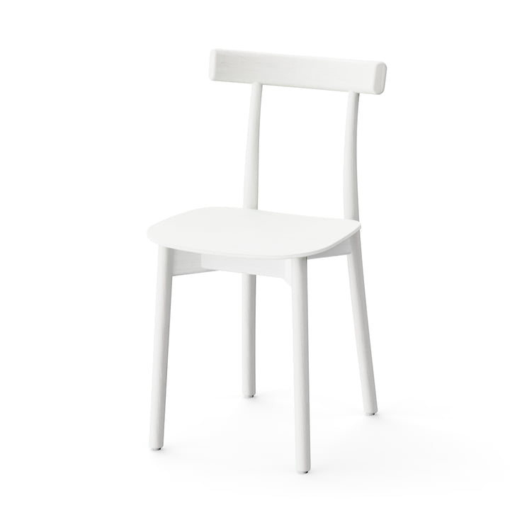 Skinny Wooden Chair in der Ausführung weiss (RAL 9003)