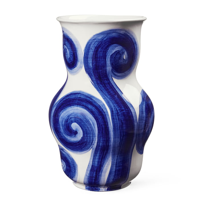 Tulle Vase von Kähler Design in der Farbe blau