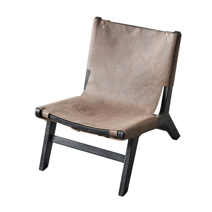 Muubs - Philosophy Lounge Stuhl, braun / schwarz