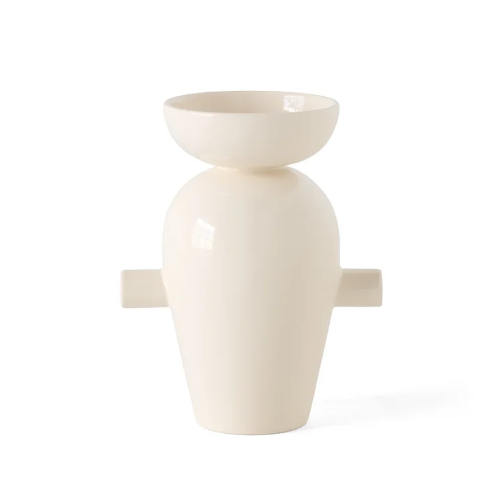 Momento JH40 Vase, H 27, cream von &Tradition