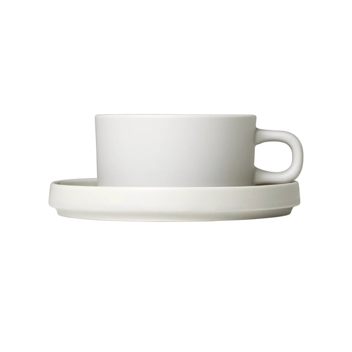 Pilar Teetasse mit Untertasse von Blomus