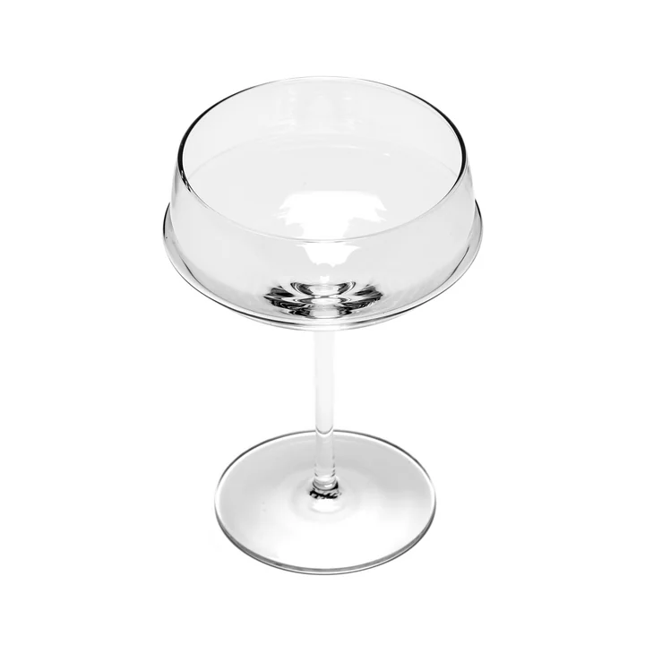 Dune Champgnerschalen by Kelly Wearstler, klar von Serax